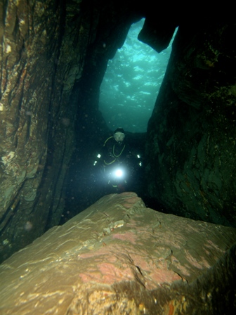 Diving at Inis Turk, Galway in Ireland