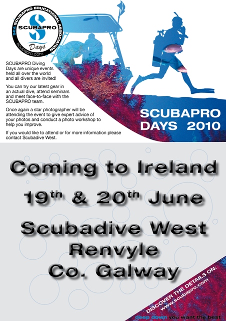 SCUBAPRO Days 2010 Poster