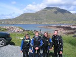 Beginners Try Scuba Diving in Sunny Connemara